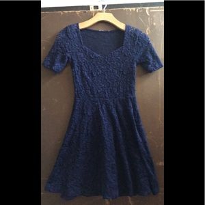 Navy blue dress